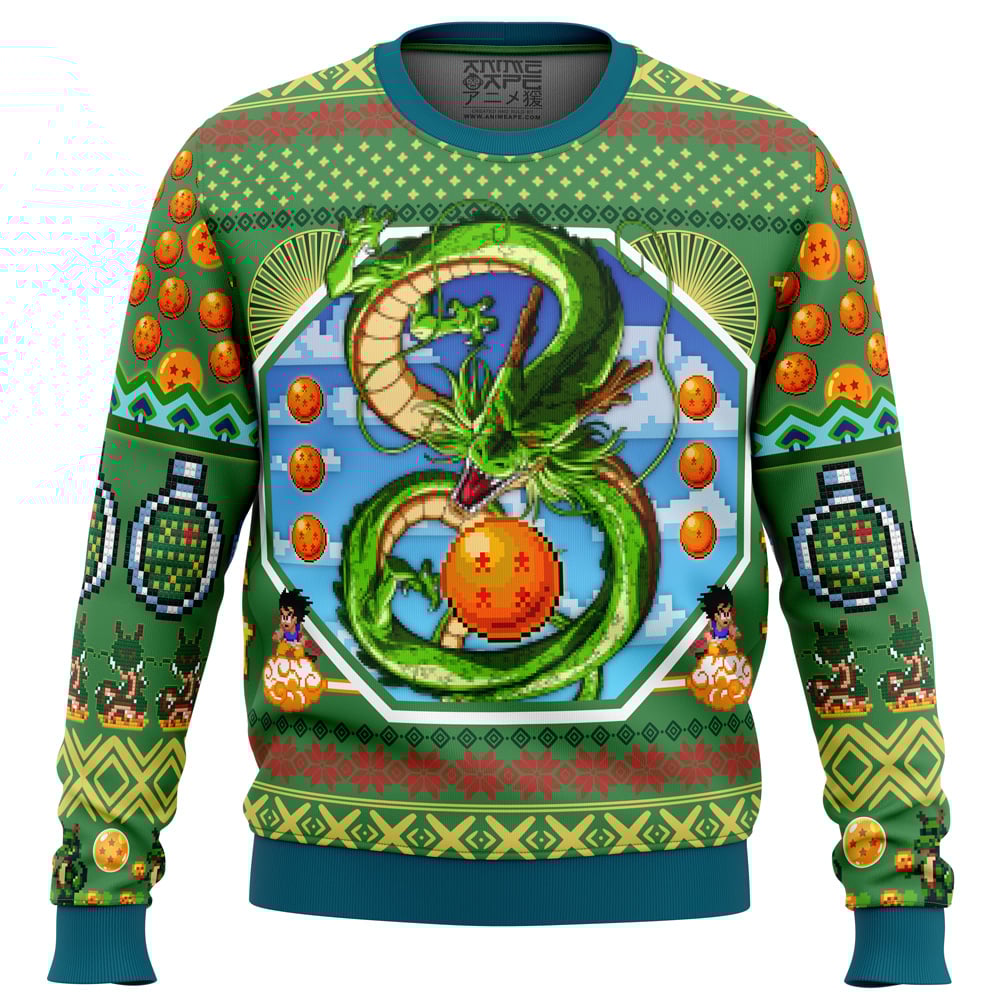 Shenron Dragon Ball Ugly Christmas Sweater